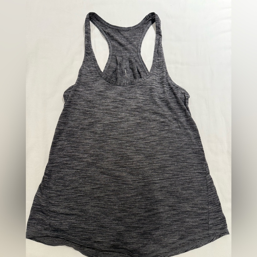 Lululemon Athletica Charcoal Racerback Tank Top